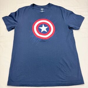 Marvel Blue Captain America Tee